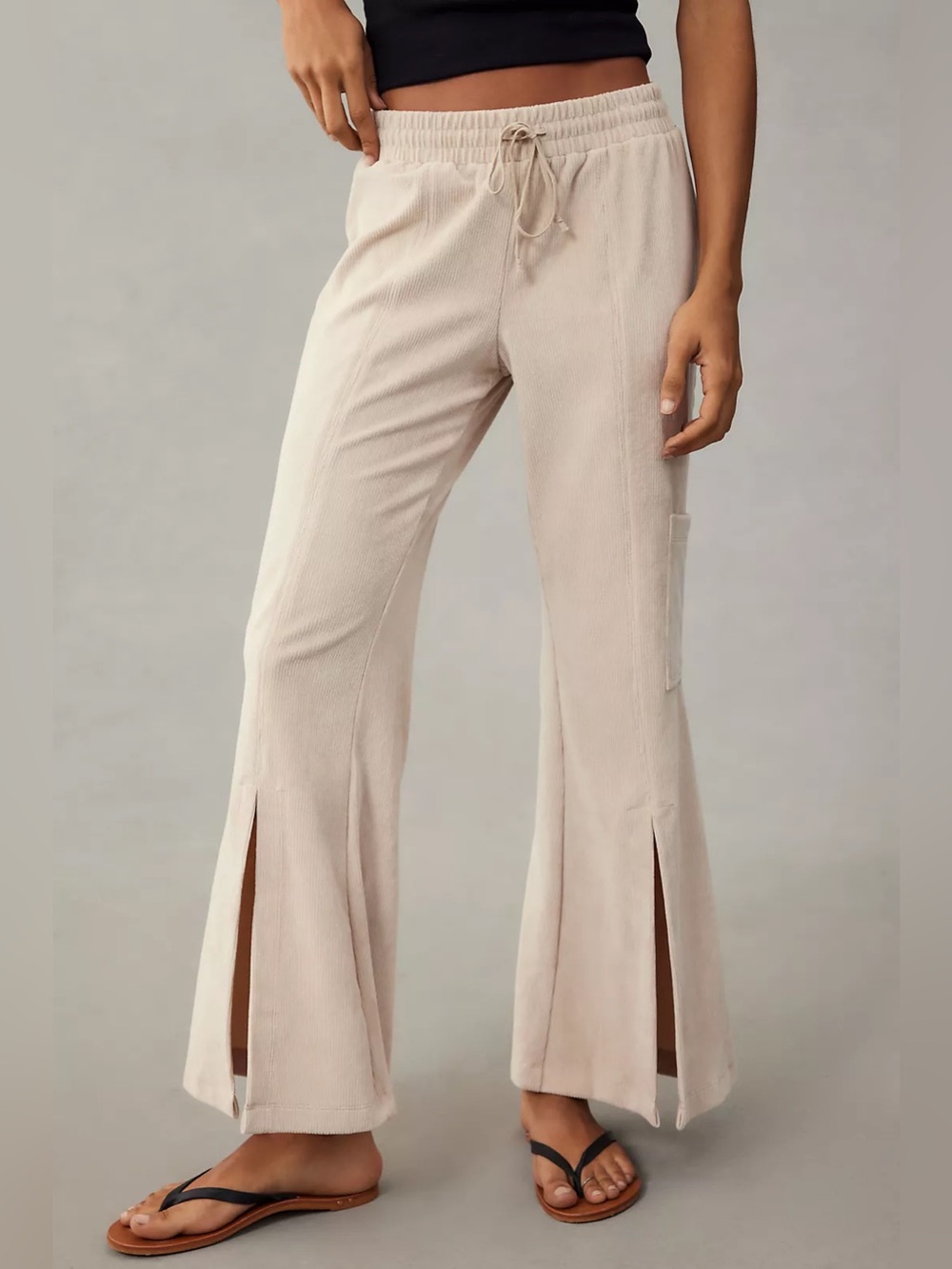 Daily Practice by
Anthropologie Drawstring
Flare Pants